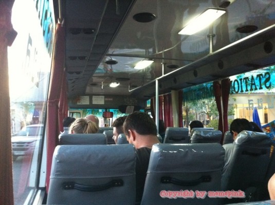 in bus