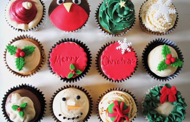 20 แบบไอเดียสร้างสรรค์คัพเค้กคริสมาสต์